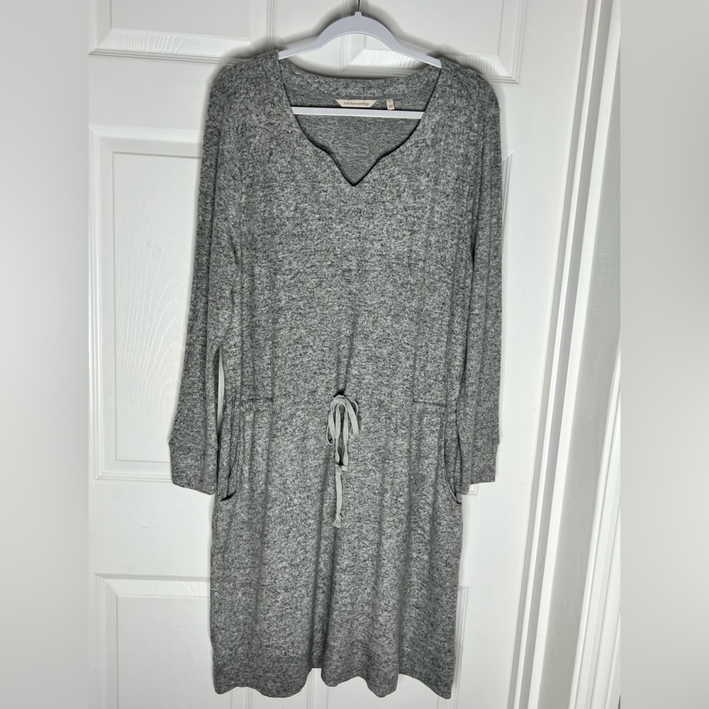 Soft Surroundings Drawstring Soft Rayon Lounge Dr… - image 3